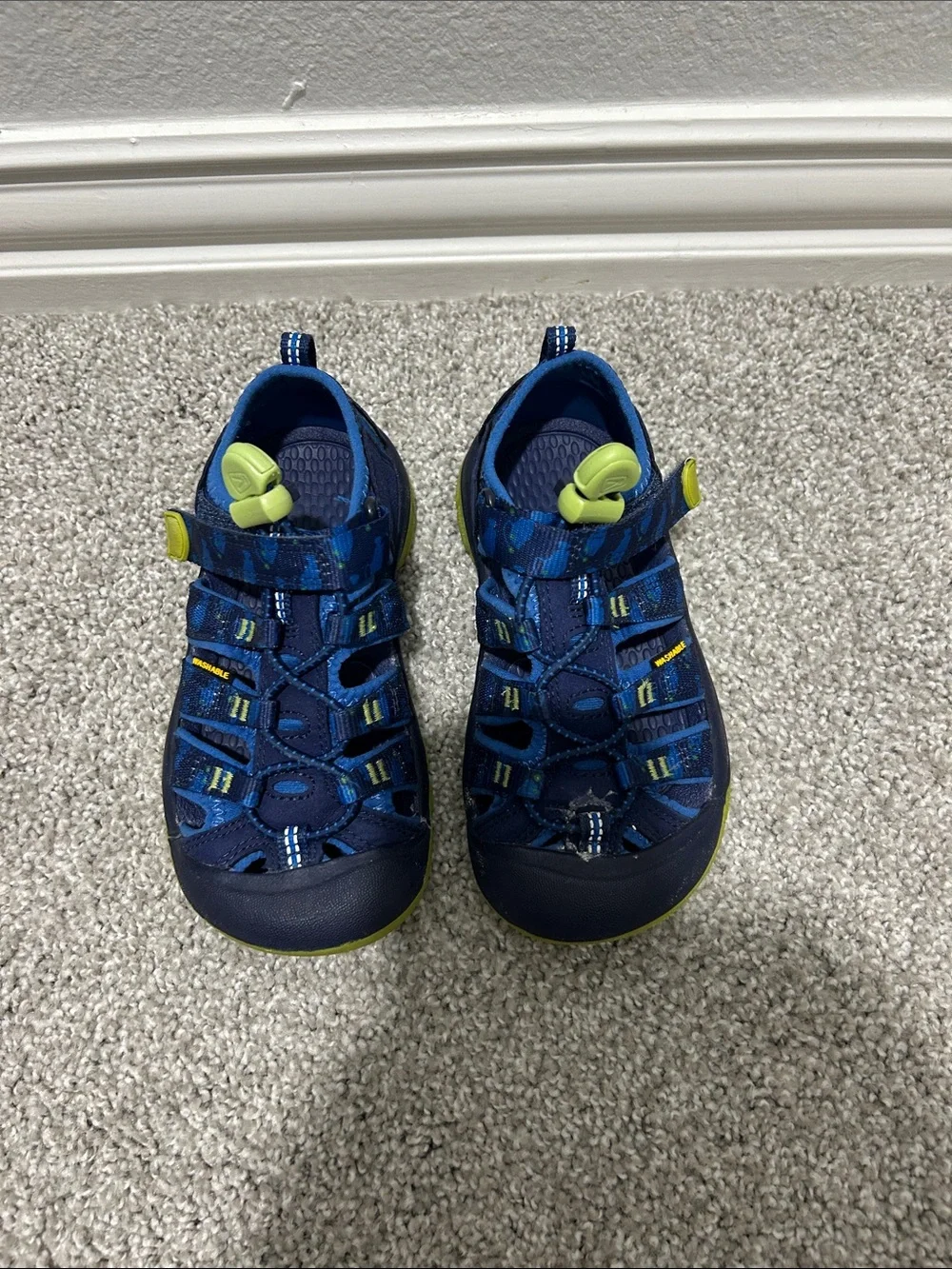 Keen Blue & Lime Newport Sandals - 11C